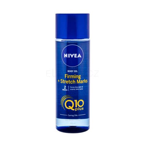 Nivea Q10 Plus Firming Stretch Marks Tělový Olej Pro ženy 200 Ml