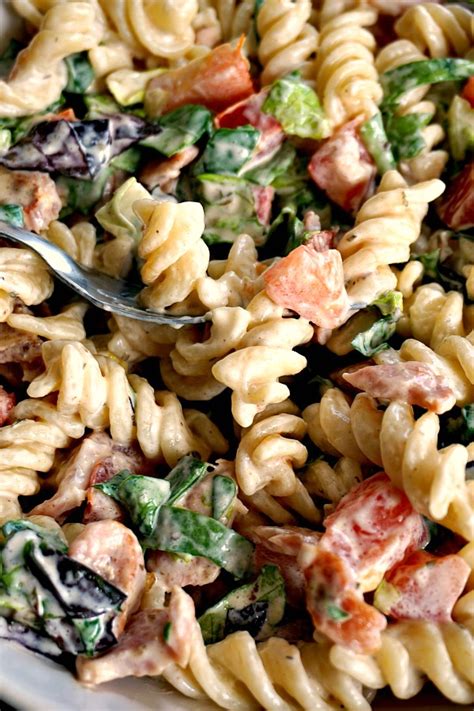 Blt Pasta Salad With Ranch Dressing My Gorgeous Recipes