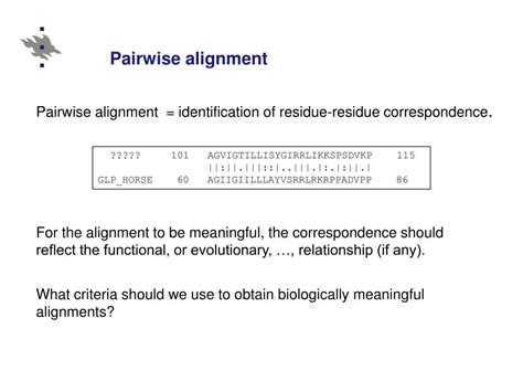 Ppt Pairwise And Multiple Sequence Alignments Powerpoint Presentation