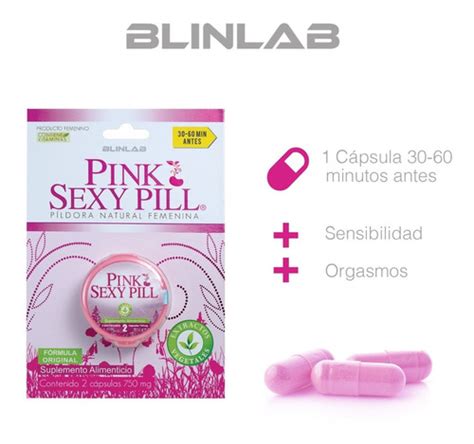 Pink Sexy Pill 2 Tabletas 750mg Fórmula Femenina Blinlab Mercadolibre