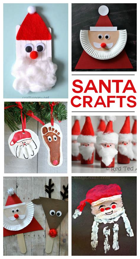 20 Fun Santa Crafts Kids Activities Blog