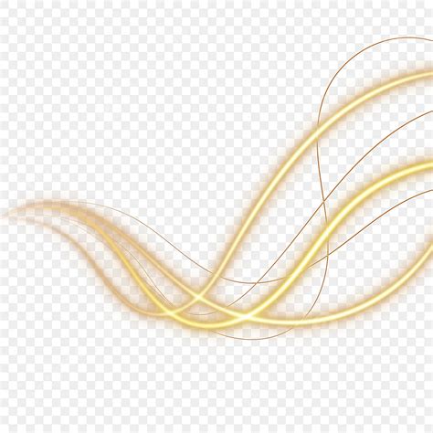 Curve Light Effect Png Image Golden Curve Abstract Light Effect Wave