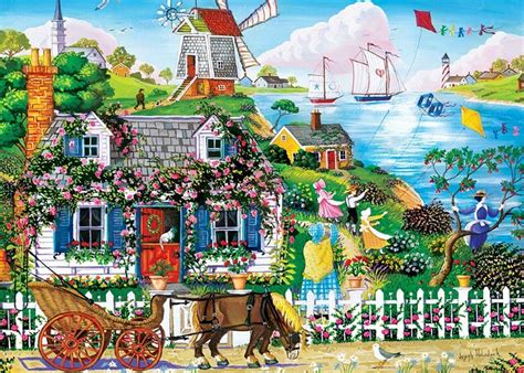 Rambling Rose Cottage Puzzle Factory
