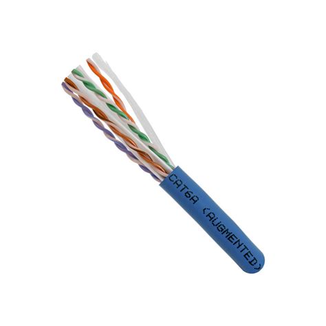 065 301 A P BL Cat6a Cable Unshielded UTP Plenum CMP Blue TAA