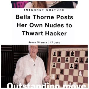 Internet Culture Bella Thorne Posts Her Own Nudes To Thwart Hacker