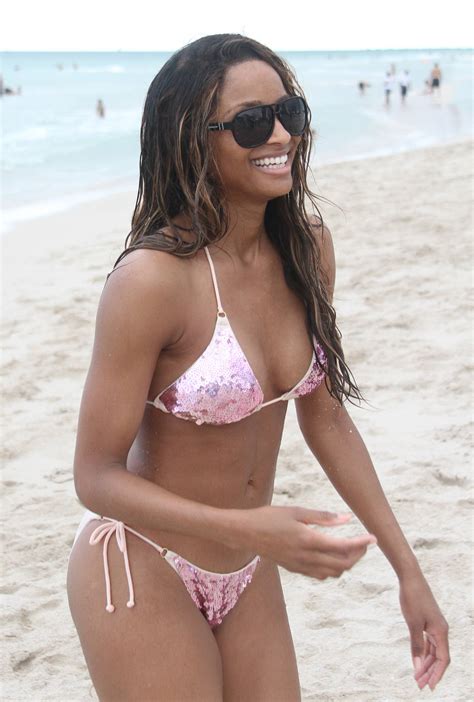 Ciara Bikini At Miami Beach GotCeleb