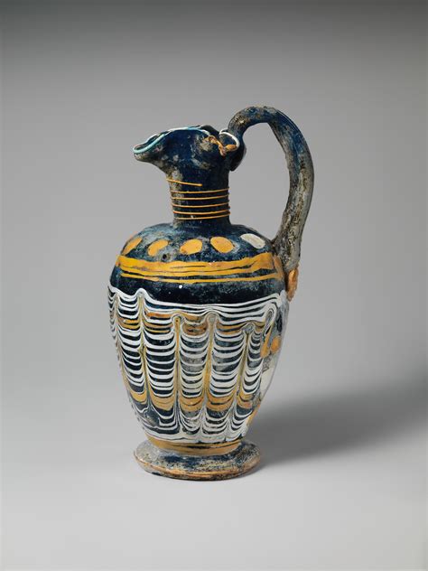 Glass Oinochoe Greek Classical Or Hellenistic The Metropolitan Museum Of Art