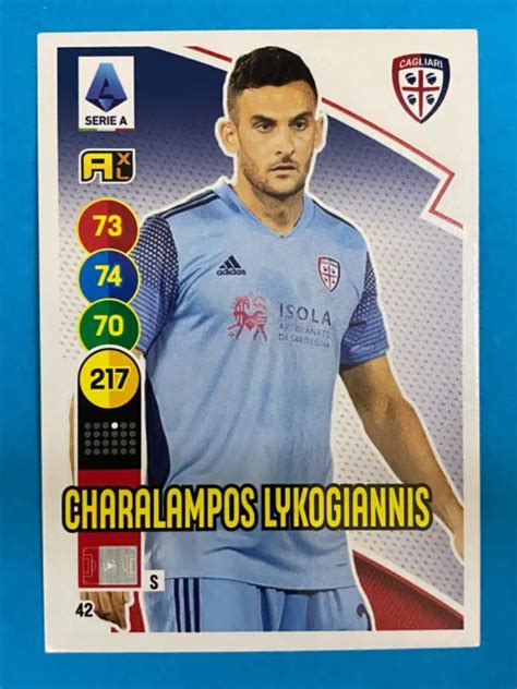 Panini Calciatori Adrenalyn 2021 22 2022 N 42 Charalampos Lykogiannis Cagliari £107 Picclick Uk