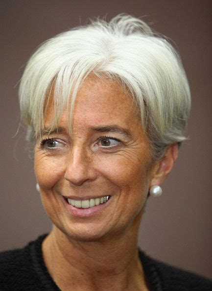 Christine Lagarde Photostream Silver Haired Beauties Beautiful Gray