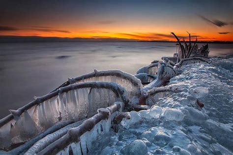 Incredible Photography Of Frozen Lake Shore By Timothy Corbin Design Swan