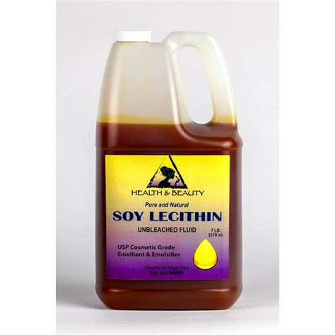 Lecithin Soy Unbleached Fluid Liquid Emulsifier Stabilizer Emollient