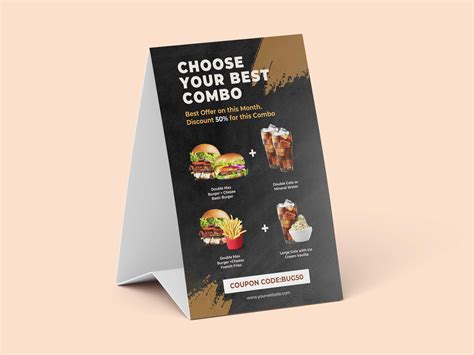 Table Tent Cards Express Delivery Design Custom Tent Card Online