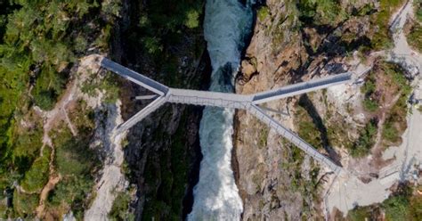New Step Bridge Floats Over Jaw Dropping Waterfall In Norway Metro News