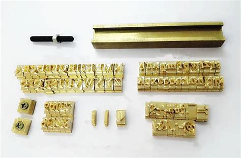 Brass Flexible Letterscnc Engraving Mold Hot Foil Stamping Machine