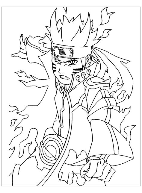 Naruto Printable Coloring Pages