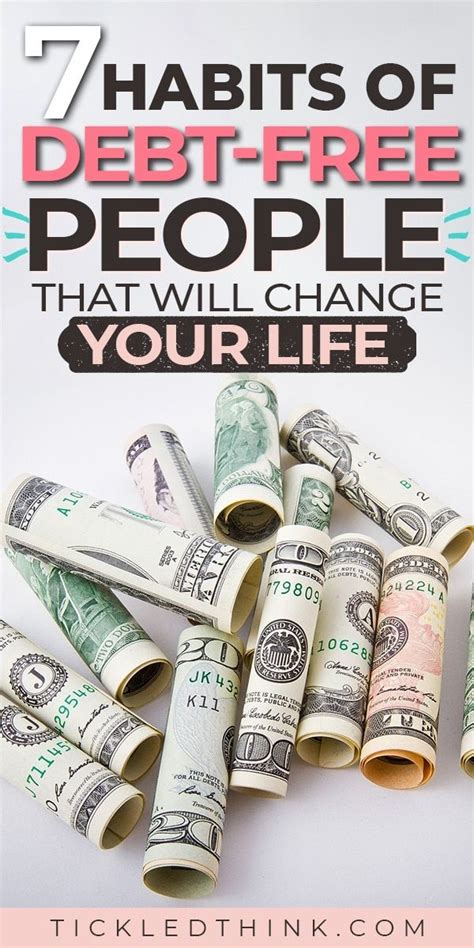 7 Habits Of Debt Free People That Will Change Your Life Debt Free