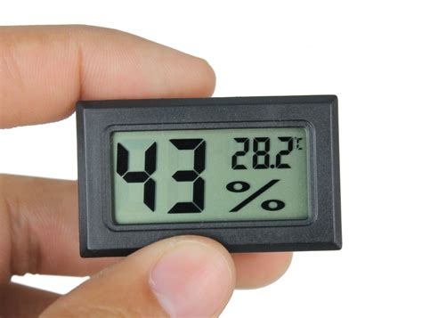 Mini Termo Higrômetro Digital com Sensor de Temperatura e Umidade
