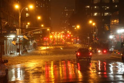 Hurricane Sandy Causing Widespread Flooding And Damage In New York