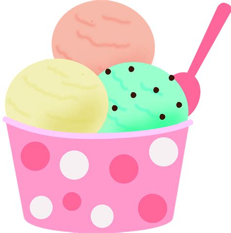 Scoops Of Ice Cream In A Cup Clipart Free Download Transparent Png