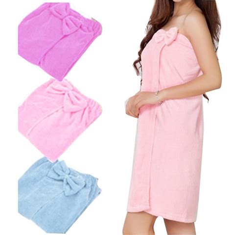 Bath Towel 100 Fabric Bow Bath Skirt Bathrobes Khan Steam Clothes