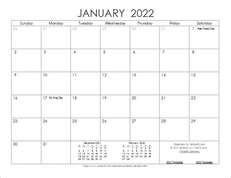 Download The 2022 Ink Saver Calendar From Free Printable