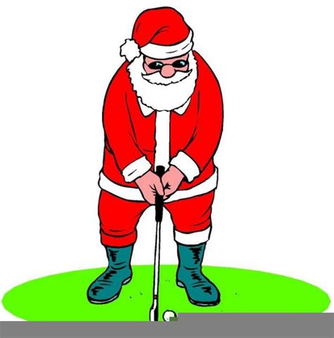 Christmas Golfer Clipart Free Images At Vector Clip Art