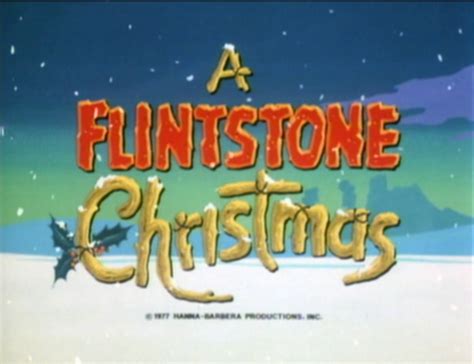 A Flintstone Christmas Hanna Barbera Wiki