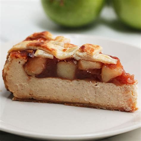 Apple Pie Cheesecake Recipe By Tasty Receita Receitas De Cheesecake Ideias De Pastelaria