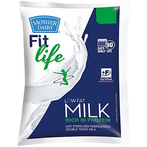 Buy Mother Dairy Milk Live Lite 130 Ml Pouch Online At The Best Price