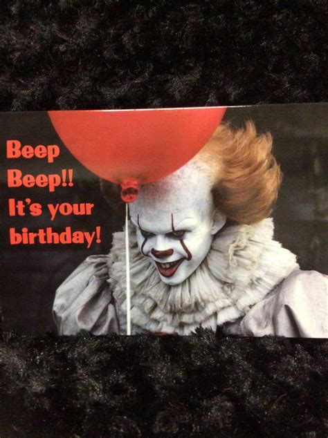 These wishes will help your friends feel happy on their day of celebration. Horror birthday card greeting card halloween It | Happy ...