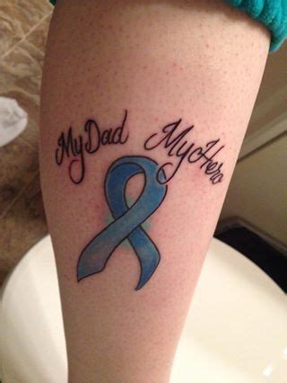 Please read the full application instructions before applying the tattoo. My Dad, My Hero Prostate Cancer ribbon tattoo | Tattoos ...