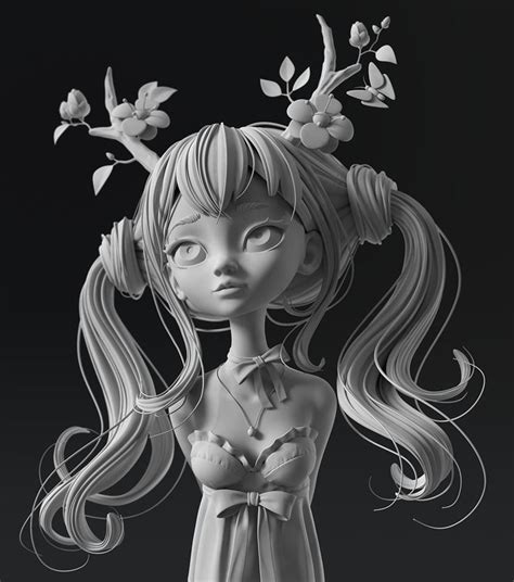 druid girl sculpt alina makarenko on artstation at artwork o6gay