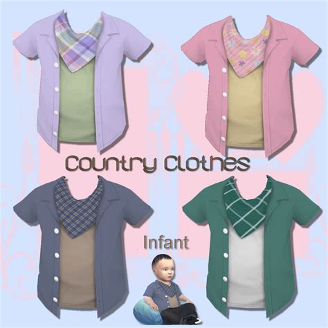 Country Clothes The Sims 4 Create A Sim Curseforge