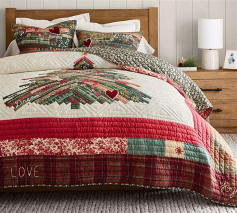 Winter Dreams Handcrafted Reversible Quilt And Shams Pottery Barn