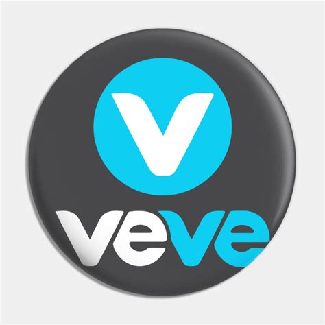 Veve New Logo Veve Digital Nft Veve Pin Teepublic