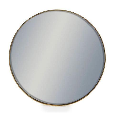 Gold cut out round metal mirror. Extra Large Round Gold Framed Arden Wall Mirror 90cm ...
