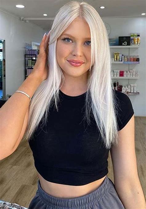 Modern Platinum Blonde Hair Color Shades For Women 2020