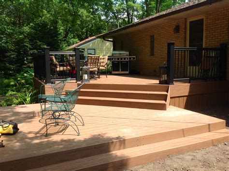 Two Level Deck - Picture 6526 | Decks.com by Trex