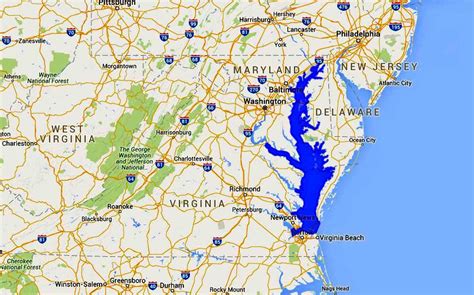Maps Of The Chesapeake Bay