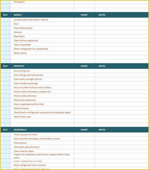 Free Professional House Cleaning Checklist Template Of Free Printable