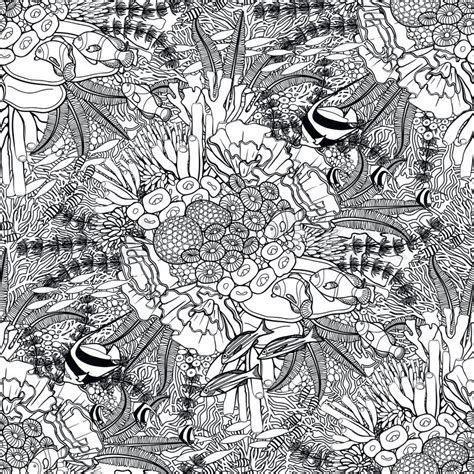 Ocean coloring pages fish coloring page animal coloring pages coloring book pages printable coloring pages coloring sheets mandala coloring fish drawings coral reef color monochrome plant sketches plant tattoo clip art hand sketch motif floral gnome garden illustrations. Coral reef in line art style on white background. Ocean ...