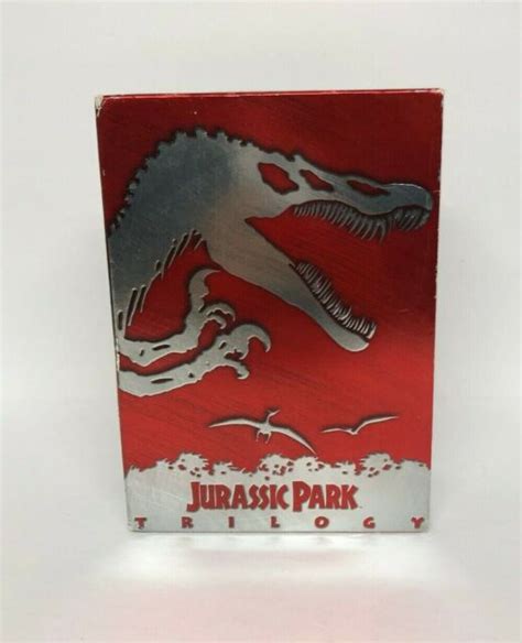 Jurassic Park Trilogy Dvd 2001 4 Disc Set For Sale Online Ebay
