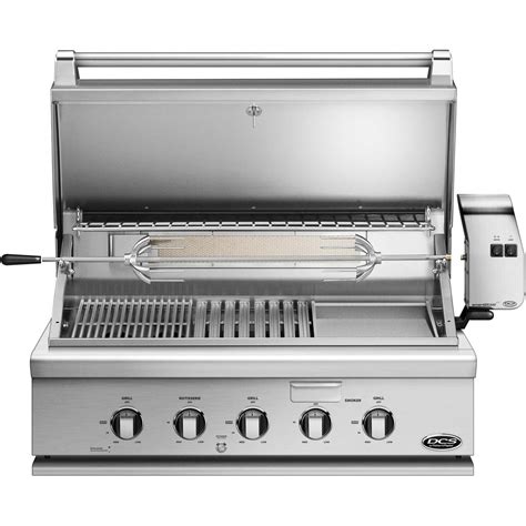 Dcs Heritage 36 Inch Built In Propane Gas Grill With Infrared Burner Kit And Griddle Bh1 36rgi L