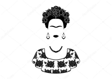This frida kahlo icon is in glyph style available to download as png, svg, ai, eps, or base64 file is part of frida icons family. Retrato de Frida Kahlo vector, jovem e linda mulher ...