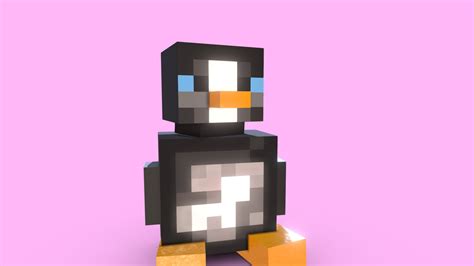 Minecraft Penguin 3d Model By Faertoon C77f155 Sketchfab