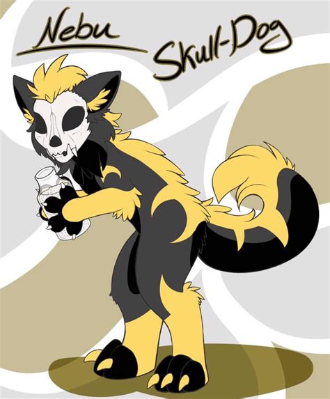 Skull Dog Furry Base Yuyu Wallpaper