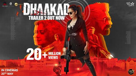 Dhaakad Official Trailer 2 Kangana Ranaut Arjun Rampal Divya Dutta