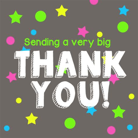 Sending A Very Big Thank You Free For Everyone Ecards Greeting Cards 123 Greetings