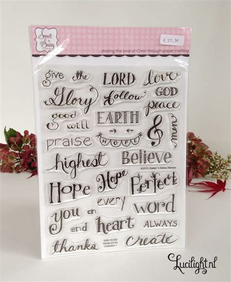 Sweet N Sassy Stamps Words Of Life Collection 1 Available At