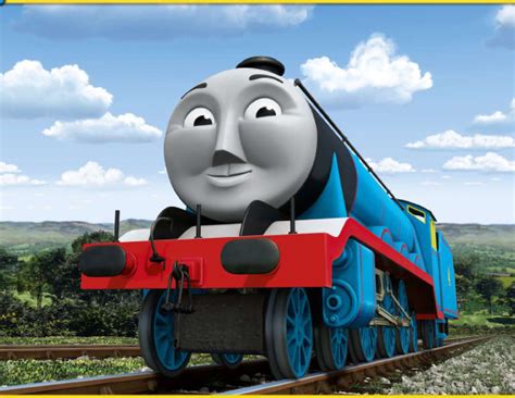 (the scene opens up with a car pulling up to the engine sheds. Gordon | Thomas and friends Wiki | FANDOM powered by Wikia